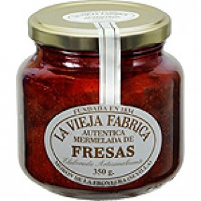 LA VIEJA FABRICA mermelada de fresas frasco 350 grs